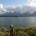 Lago Jackson y las Tetons desde Hermitage 