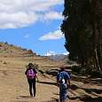 De camino a la laguna Papacocha vemos el nevado Pariacaca 