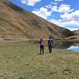 Pasada la laguna el río Cañete avanza tranquilo 
