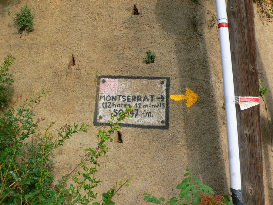 50 km. hasta Montserrat -Indicadores GR- 