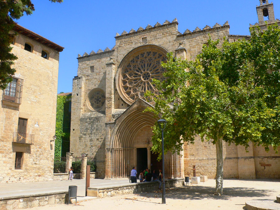 Entrada al Monasterio de Sant Cugat 