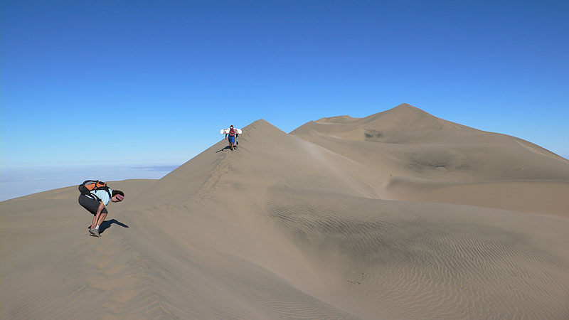 Seguiremos la cresta hasta llegar a la cima
