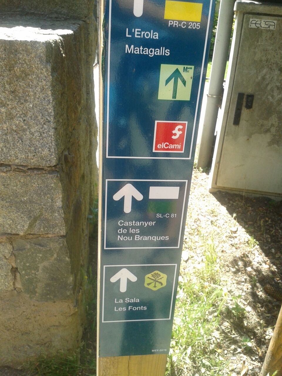 Señalización del sendero local SL-C 81 