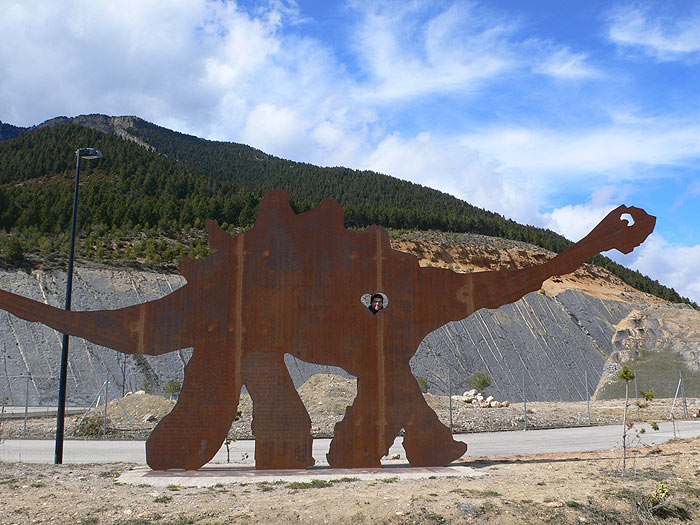 Dinosaurio en Fumanya 