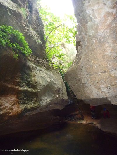 Inicio de la ferrata (© Montañismo para todos) 