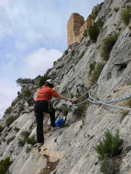Ladeamos y nos acercamos al castillo 