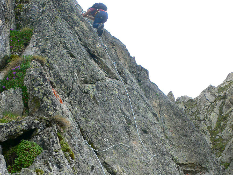 Salida de la vía ferrata 