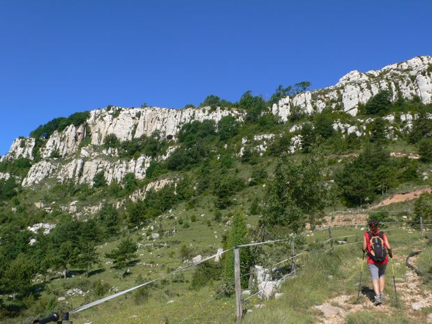 Llegamos al pie de los riscos de Vallcebre 