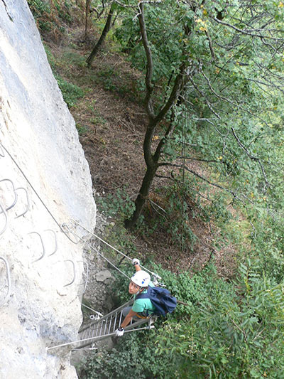 Otra vista de la escalera 