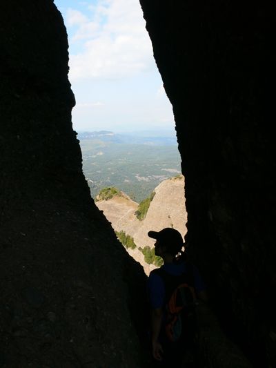 Dentro del Morral del Drac 