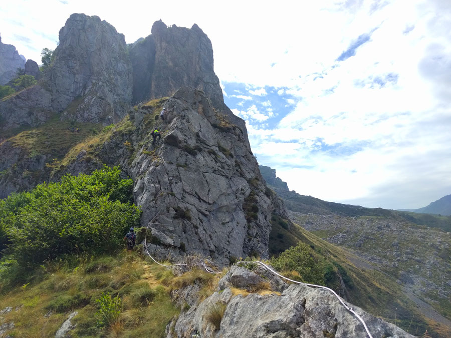 Última subida vertical 