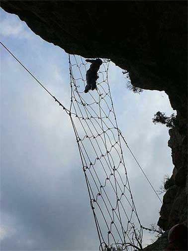 Una vez superada la tela de araña 