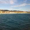 Badalona vista desde el Pont del Petroli / Ruta en Bici El paseo marítimo de Barcelona a Premià de Mar 