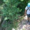 Paso escalonado y asegurado con una cadena y una barandilla en el GR-172 / Blog · Integral de los Ecos | Montserrat 