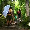 Iniciamos la subida por las escaleras / Ruta a pie Artiga de Lin y Uelhs deth Joeu 
