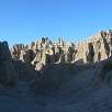Vista atrás desde el mirador / Ruta a pie Badlands | Notch Trail 