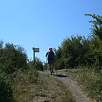 Desvío a la derecha en el Collado del Perer / Ruta a pie Llançà › St. Pere de Rodes › Port de la Selva › Llançà 