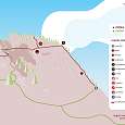Croquis de la ruta 