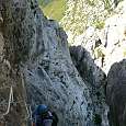 Entramos en una canal vertical 