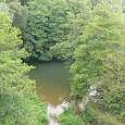 El río Brugent desde la vía verde 