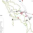 Croquis de la ruta 