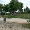 Zona de recreo junto al carril bici / Ruta en Bici De Barcelona a la playa del Prat 