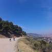Vista desde el mirador del Xiprers en el Passeig de les Aigües / Ruta en Bici El balcón de Barcelona, la carretera de les Aigües 