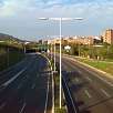 Cruzando la Ronda de Dalt / Ruta en Bici Ronda Verda de Barcelona. Vuelta completa 