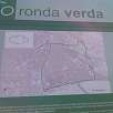 Croquis de la Ronda Verda sección Barcelonés Nord / Ruta en Bici Ronda Verda de Barcelona. Vuelta completa 