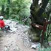 Desvío al final de la ferrata de La Passerelle podemos regresar al coche o continuar hacia Le Bastion / Adret | Le Bastion 