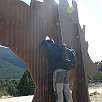 El detalle de la escalera para subir a la escultura / Aeri de l