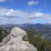 Vista atrás hacia la cima de l`Empalomar / Aeri de l