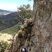 Descendiendo el rapel de la Central / Agulles Rodones 