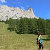 Vista de l Aiguillette du Lauzet sobresaliendo del macizo / L