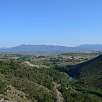 Vistas desde la cima hacia el embalse de Bellús / L