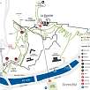 Croquis de la ruta / Les Prises de la Bastille 