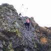 Pared vertical asegurada en top rope / Baztan | Elizondo 