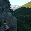 Accediendo a la cornisa superior (© Montañismo para todos) / Boltaña | Campodarbe 