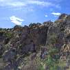 Al final de la segunda pared vemos la cresta que nos conduce a la cima / Cabezo la Porpuz 