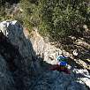 Trepando junto a la cuerda fija / La Caixa de Valderrobres 
