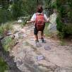 Zona equipada con escalones metálicos / Camí del Gall 