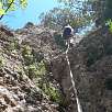 Último tramo menos vertical equipado con cintas planas / Canal del Ninet 