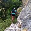Entramos  a la canal de la Mora / Roc del Gos 