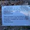 Aviso en la puerta de entrada -si está cerrada ir al Bar de la Cantera en el campo de fútbol si está cerrado el bar contactar con la Policía 625 101 002- / Cantera de Vilavella 