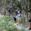 El camino es apto para todos pero hay que avanzar con cuidado / Les Gorges de la Carança 