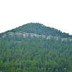 Riscos vistos desde Castellbell i el Vilar por donde transcurre la vía ferrata / Cinglera del Resistent 