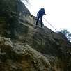 Rapel final de la vía ferrata -bajamos al sector del Techo- / Cinglera del Resistent 
