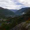 Desde el mirador con vistas a Les / Cledes 