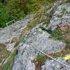 Inicio del tramo de vía ferrata de bajada / Cledes 