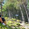 La ferrata continua en bajada a la izquierda / Roc de la Coma d